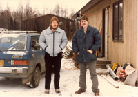 November 1985 John & Mike at Stanley Drive