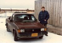 November 1985 Mike with his VW Sport Truck